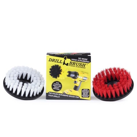 Drill Brush Power Scrubber By Useful Products 5 in W 5 in L Brush, Variety 5in-S-RW-H-DB